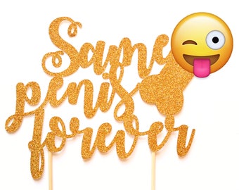 Penis cake toppers | Etsy