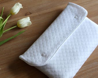 Diaper pouch and changing pad mattress Nomad - white - Pocket diaper