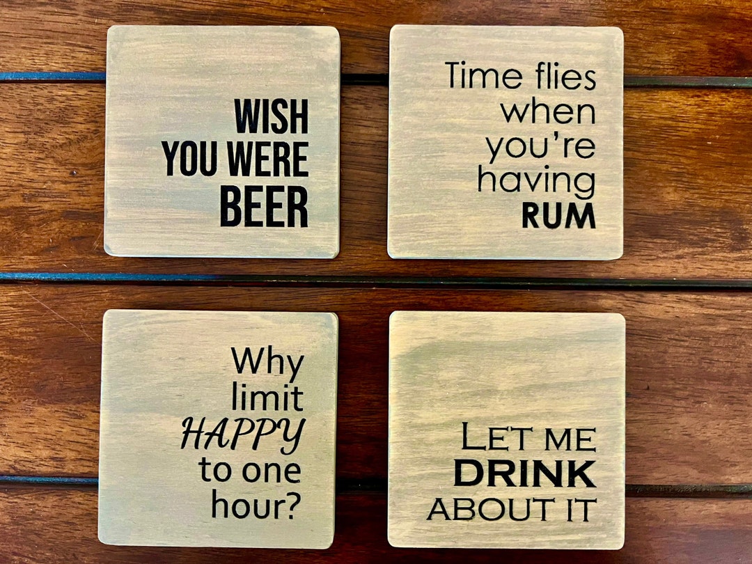 Set Of 4 Funny Drinking Sayings Coasters Perfect For Home Bar Decor And Il 1080xN.3970110308 Mgz0