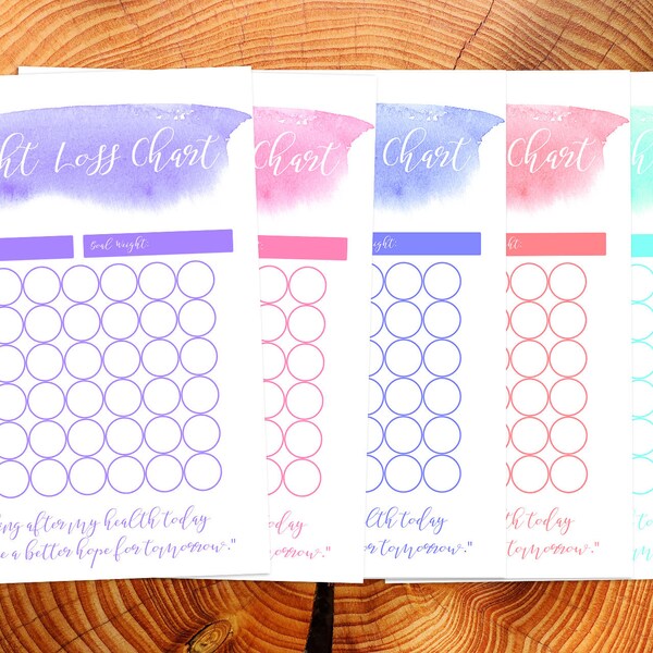 Weight Watchers Printable - Etsy