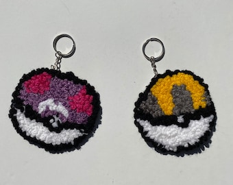 Pick Your Own Ball Hand-tufted Keychains