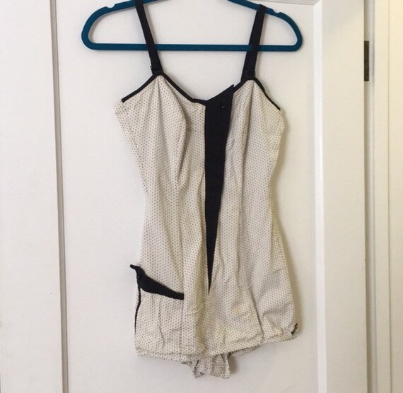 Vintage 1950’s Polka Dot Bathing Suit