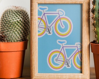 Bikes - A6 Print