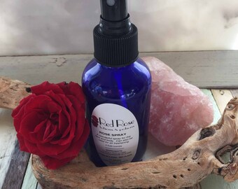 Rose Spray - High Quality Organic Ingredients Only - Uplifting Scent - Perfect Gift!