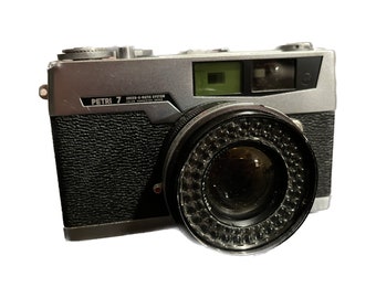 Petri 7 35mm Rangefinder Camera - Great Display 35mm Film Camera - Great Student Camera + Free Camera Strap