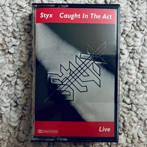 Styx - Caught in the Act - Rock and Roll Cassette Tape