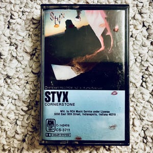 Styx - Cornerstone - Rock and Roll Cassette Tape