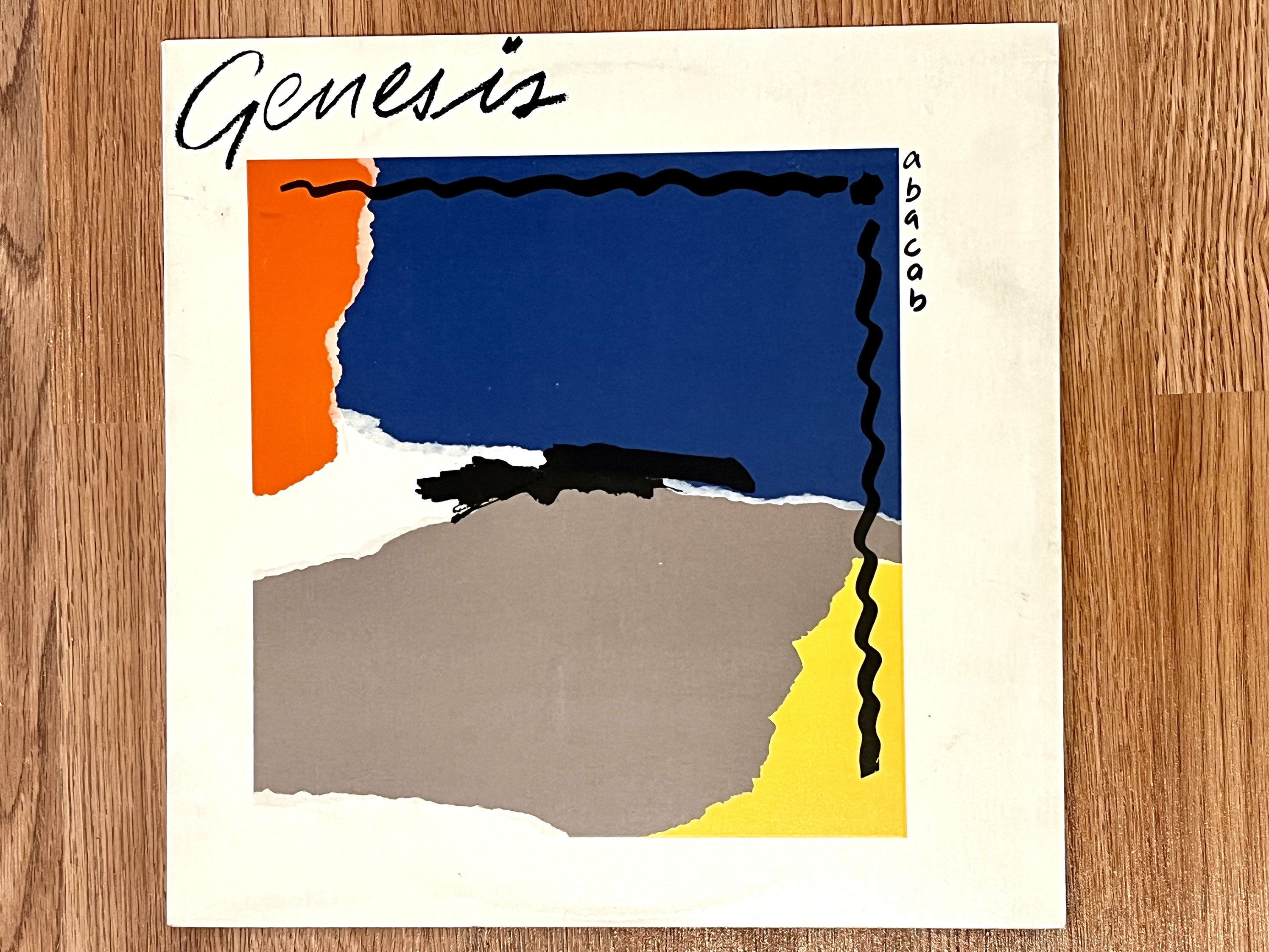 独LP Genesis Abacab R1188156 Warner Music Group,  /00260 Abacab LP Record Genesis Vinyl 33 RPM EMBOSSED COVER 1ST