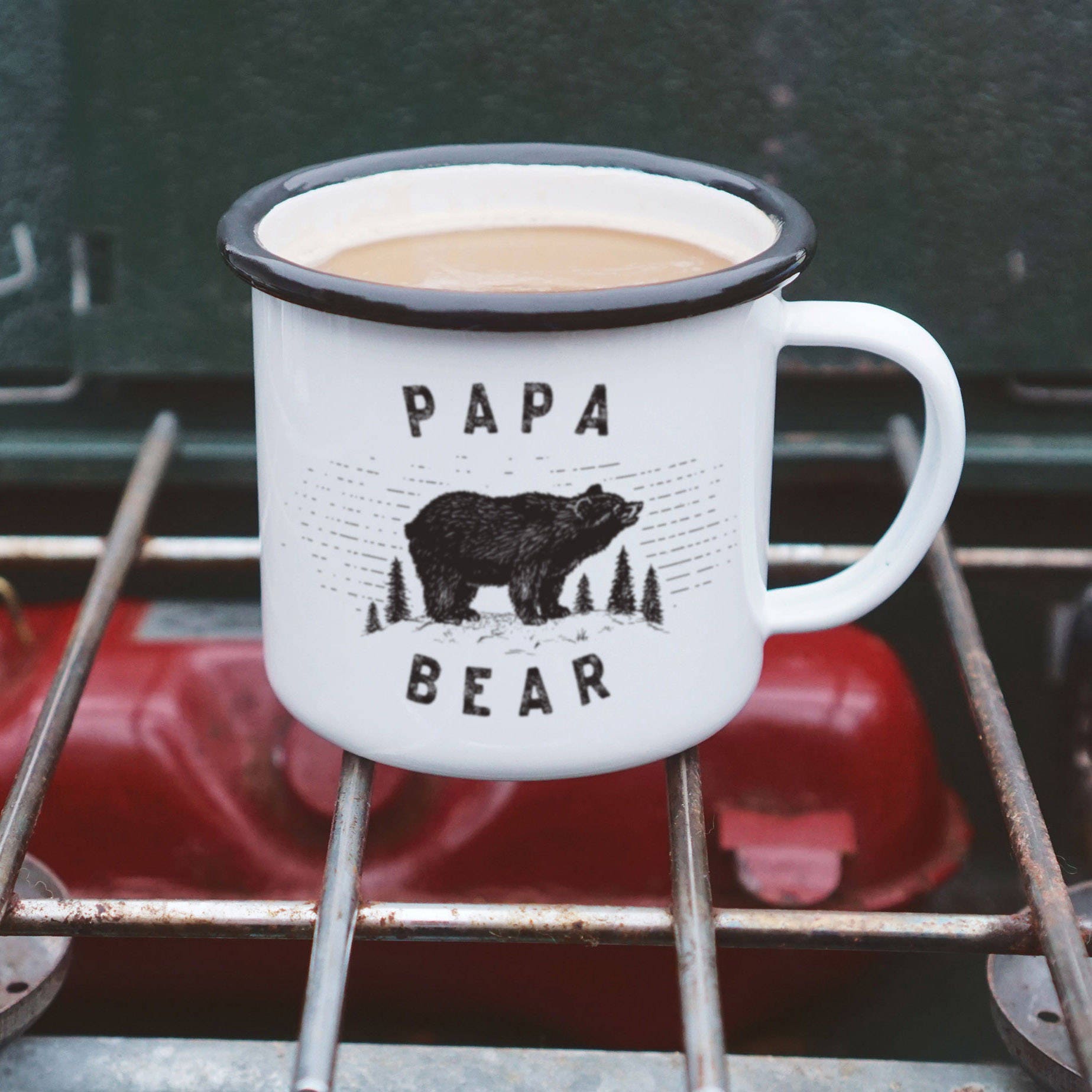 papa bear travel mug