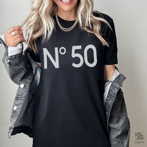 50th Birthday Party Shirts, No. 50 or your Custom Age, Fiftieth Birthday Shirt, Great Gift For Friends Turning 50, Matching Birthday Shirts