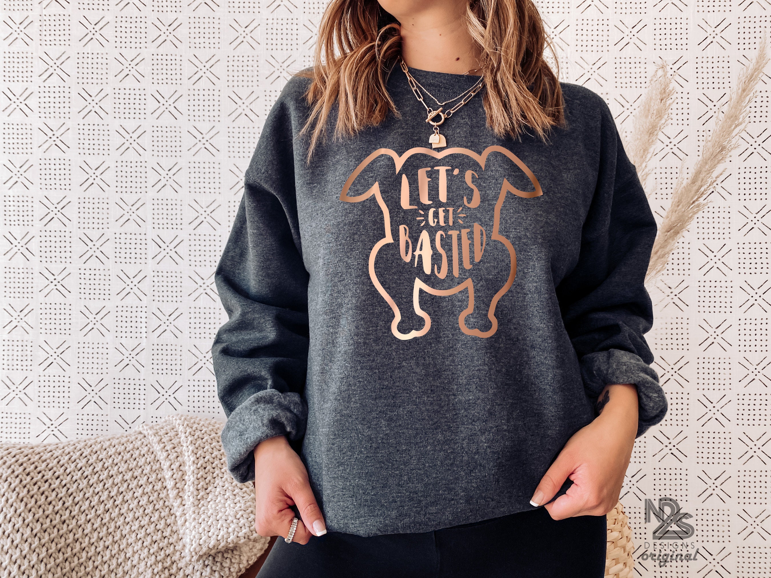 Funny Thanksgiving Sweatshirt Let's Get 