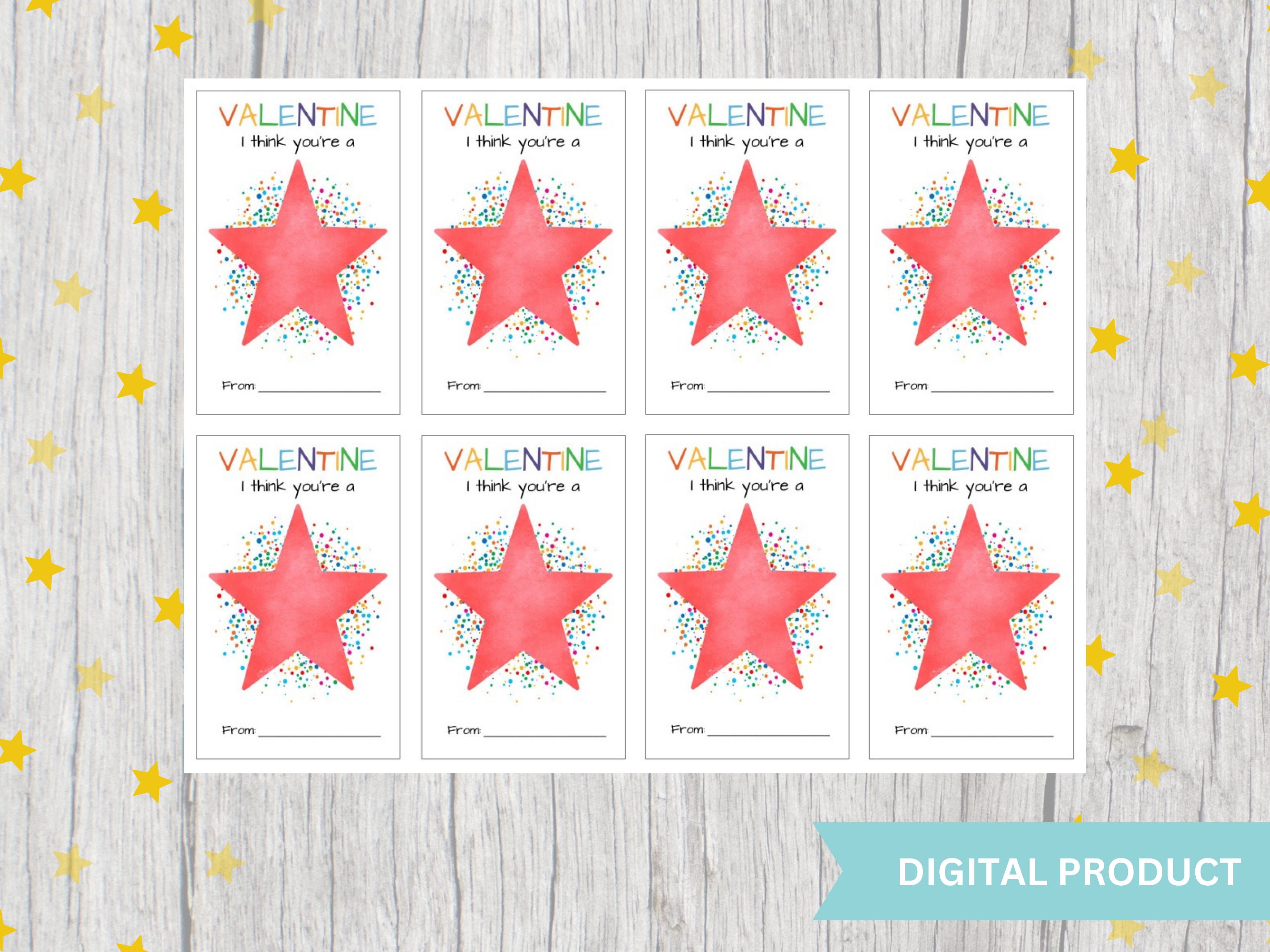 Valentines for School. Valentines for Kids. Printable Valentines Card ...