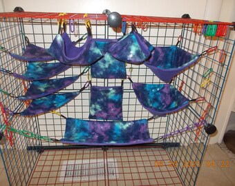 Forest 3-Piece Custom Sugar Glider Cage Set
