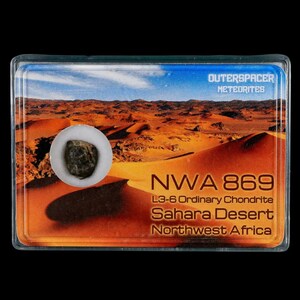NWA 869 Meteorite Sahara Desert Northwest Africa L3-6 Chondrite 1.23 Grams Free Display and Free Shipping