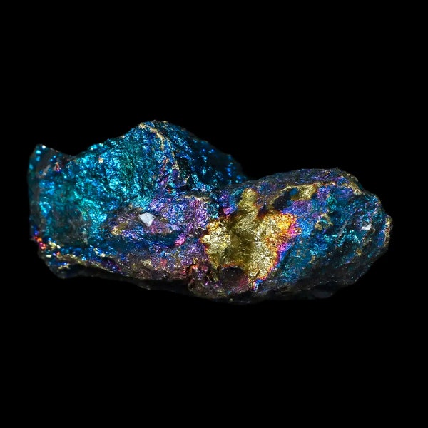 2.3" Chalcopyrite Bornite Brilliant Multicolored Peacock Ore Chihuahua Mexico Free Shipping