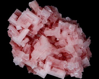 4.5" Quality Pink Halite Salt Crystals Cluster Mineral Trona, California Searles Lake Free Shipping