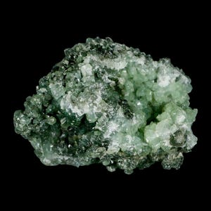 11,5 cm (10,5 cm) rauer grüner Prehnit Kristall Mineral Fundort Imilchil, Marokko Kostenloser Versand