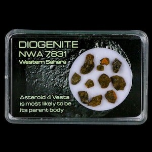 Diogenite Meteorites Asteroid 4 Vesta Specimen NMW 7831 Western Sahara Free Display Free Shipping