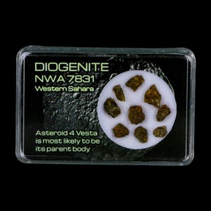Diogenite Meteorites Asteroid 4 Vesta Specimen NMW 7831 Western Sahara Free Display Free Shipping