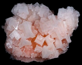 4.7" Quality Pink Halite Salt Crystals Cluster Mineral Trona, California Searles Lake Free Shipping