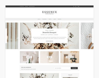 Essence - WordPress Blog Theme