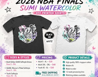 Koszulka Hello Kitty Sanrio Spurs 2026 NBA Finals | Grafika fanów Spurs | San Antonio NBA | Badtz Maru Keroppi Kuromi Pochacco 100% bawełna ring-spun
