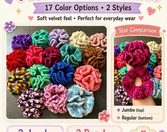 PAQUETE ESPECIAL: Coleteros de terciopelo de ganchillo hechos a mano – 17 opciones de color + colores de los SA Spurs / Estilos jumbo y regular / Suaves y lujosos