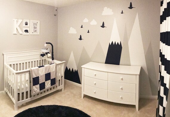 baby room mountains