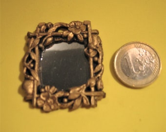 Mirror in frame for doll's house