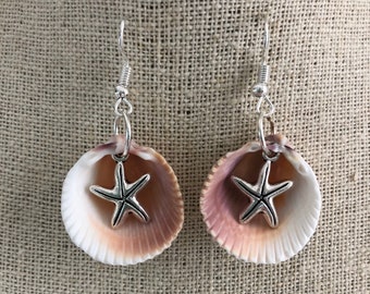 FL Cockel Shell Earrings with Choice of Charm
