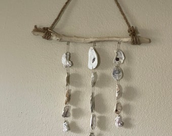 Driftwood & Oyster Shell Wind Chime
