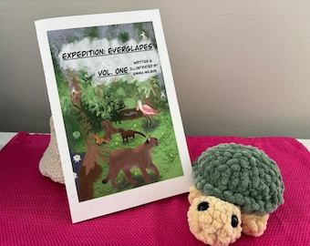 Expedition Everglades Vol 1 with Gopher Tortoise - Hand-Crochet