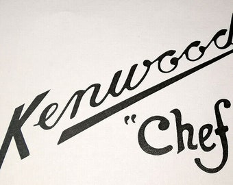 Kenwood Chef A700 A700A A700B A700D Logo Decal Sticker Transfer