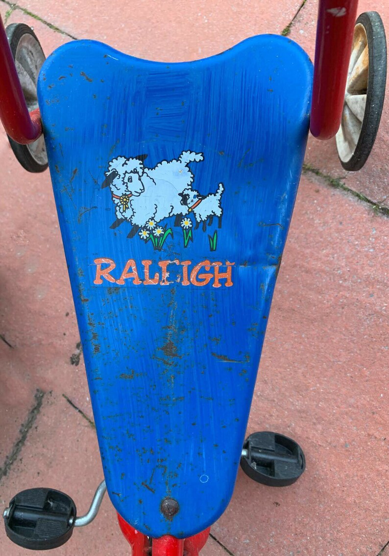 Raleigh Little Lamb 1980's seat stickers decal bikes trikes scooters tricycles image 4