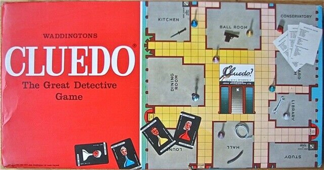 Cluedo Clue Spares 1949 1965 1972 Rules Detective Notes Murder Cards