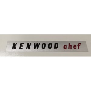 Kenwood Chef A701 A701A A702 A703 Slow Speed Outlet Nameplate Logo Decal Sticker