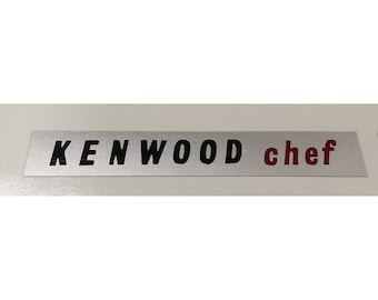 Kenwood Chef A701 A701A A702 A703 Slow Speed Logo Autocollant Logo Decal