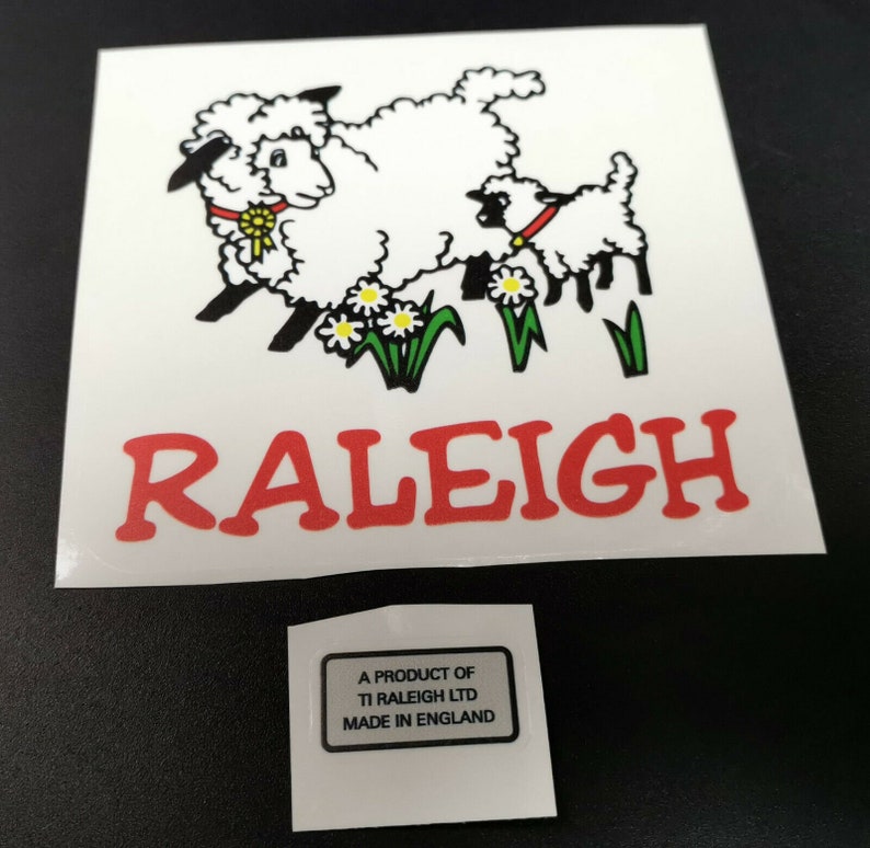 Raleigh Little Lamb 1980's seat stickers decal bikes trikes scooters tricycles image 6