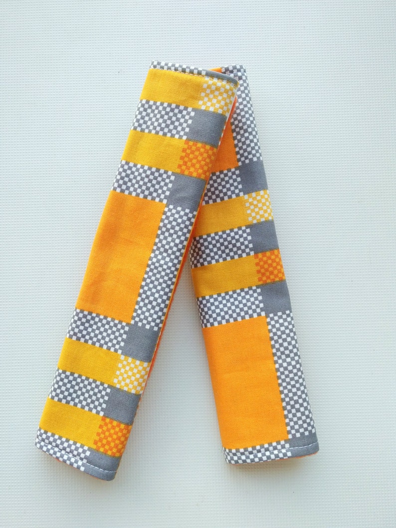 Seat Belt Cover Seat Belt Strap Cover Orange Belt Cover Etsy
