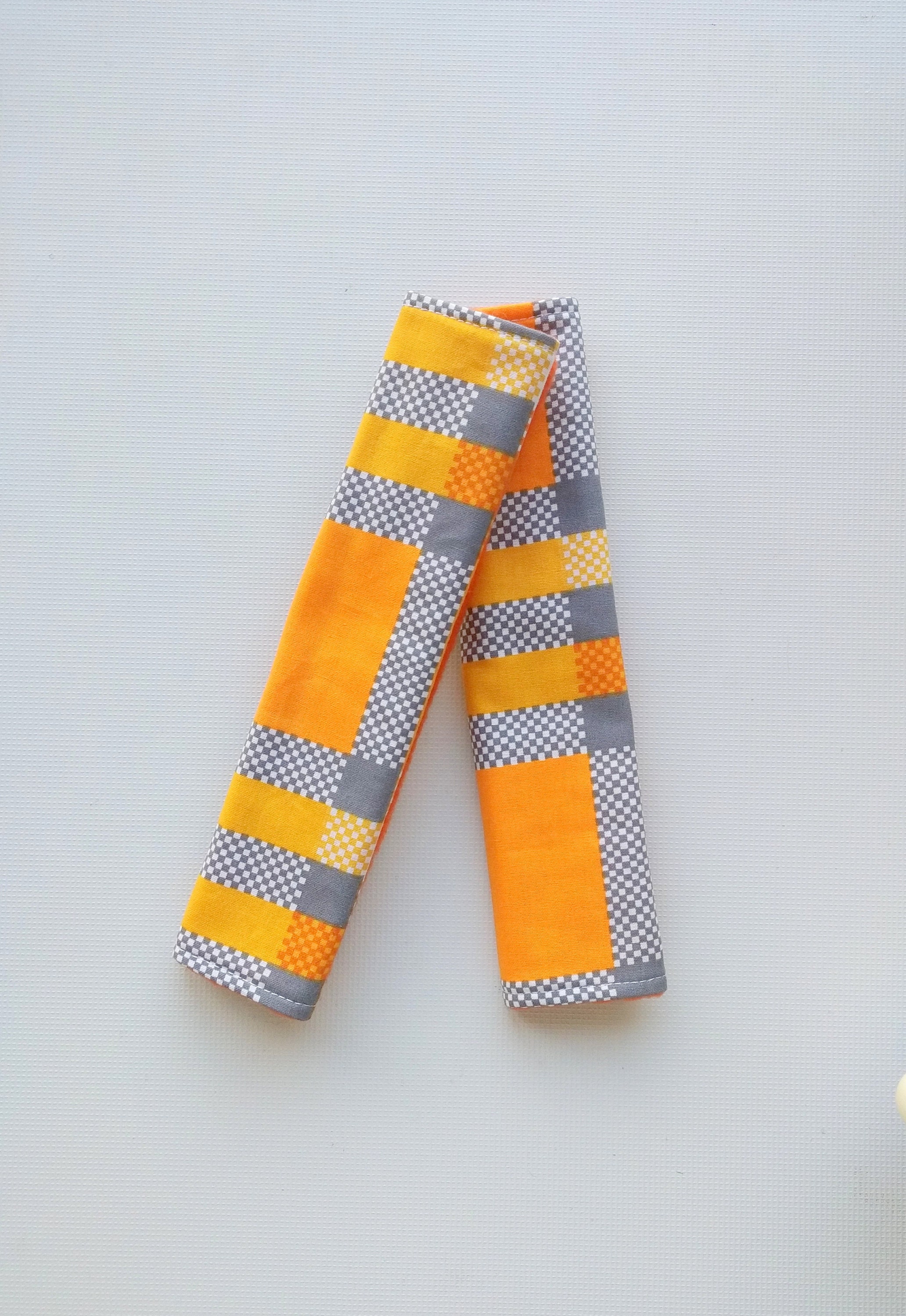 Seat Belt Cover Seat Belt Strap Cover Orange Belt Cover Etsy