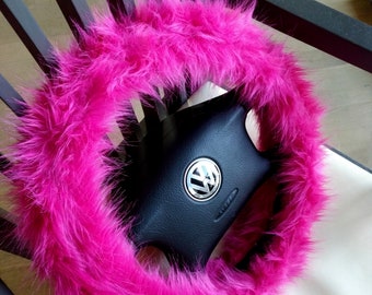 Accesorios Fuzzy Car: Juego de fundas para volante