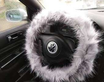 fuzzy steering wheel cover and seat covers