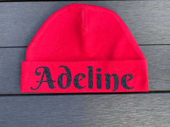 personalised baby beanie