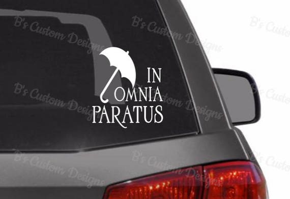 In Omnia Paratus Car Decal Gilmore Girls Life And Death Etsy In Omnia Paratus Car Decal Gilmore Girls Life And Death Etsy