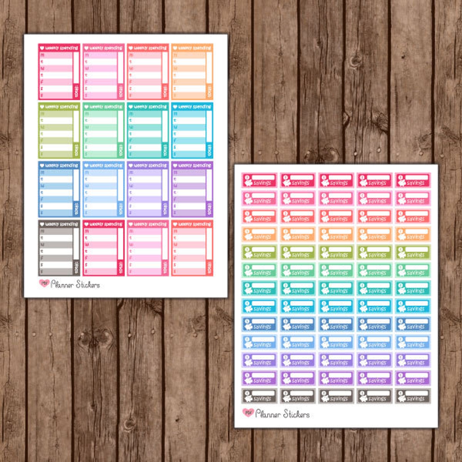horizontal budget planner stickers horizontal budget planner stickers