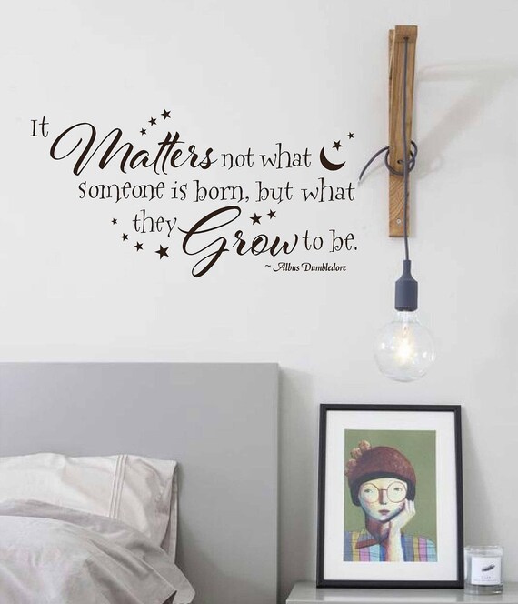 Harry Potter Wand Zitat Albus Dumbledore Zitat Etsy