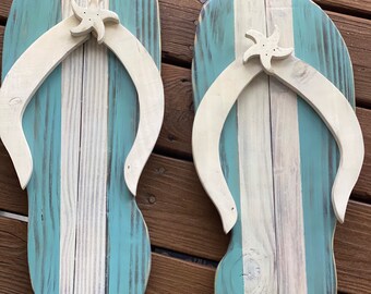flip flop wall plaque
