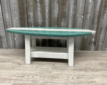 4 Foot Surfboard Table, Coffee  table, Made in North Carolina, Carolina Beach
