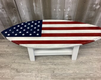 4 Foot Surfboard Table, Coffee  table, Made in North Carolina, Carolina Beach