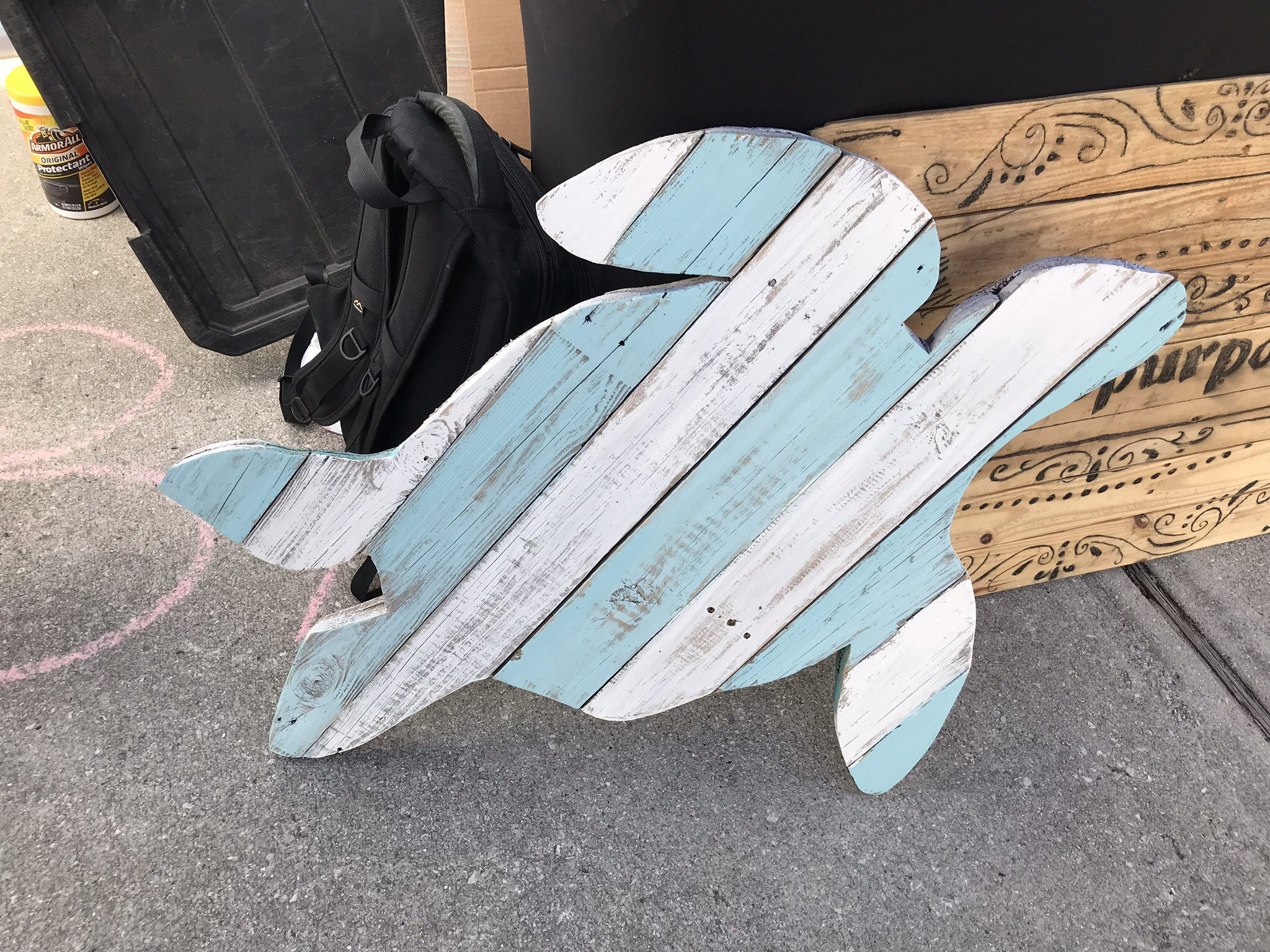 Reclaimed Wooden Turtle Wall Art Etsy